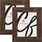 2 Pack Craig Frames American Barn Brown Oak Picture Frame